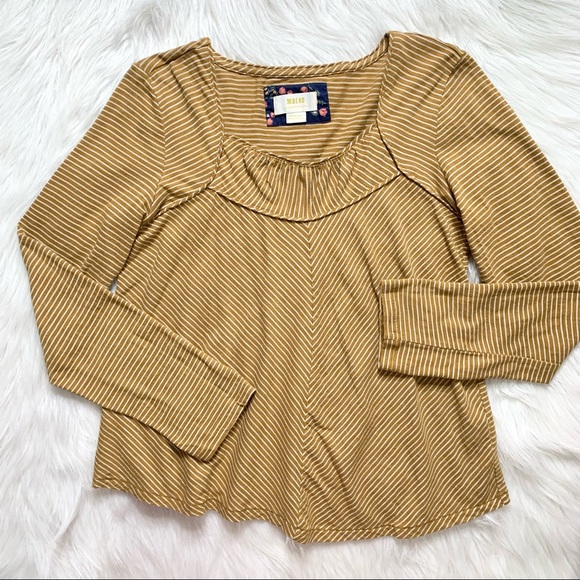 SOLD-Anthropologie Striped Pullover Knit Top - Picture 5 of 8